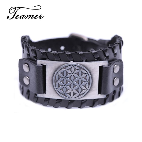 teamer brand unique design easy buckle wide leather round decorative pattern amulet badge zodiac bracelet jewelry man gifts, Golden;silver
teamer brand unique design easy buckle wide leather round decorative pattern amulet badge zodiac bracelet jewelry man gifts, Golden;silver