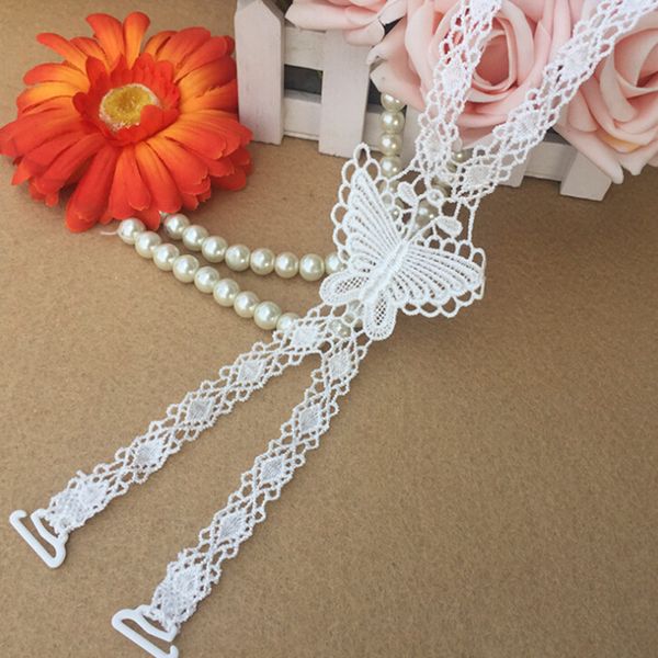 bra straps lace butterfly flower cross back lady girl bra straps decoration shoulder straps necessary, Black;white
bra straps lace butterfly flower cross back lady girl bra straps decoration shoulder straps necessary, Black;white