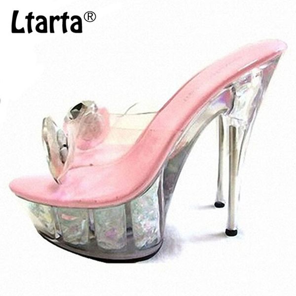 ltarta 15cm heels new round head thin heel pink rhinestone sandals women's one button super high heels lyp, Black
ltarta 15cm heels new round head thin heel pink rhinestone sandals women's one button super high heels lyp, Black