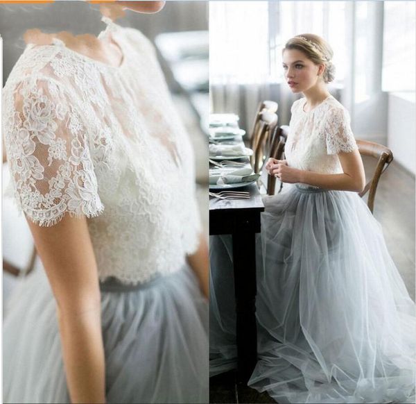 2019 new country two pieces grey bridesmaid dresses for wedding long tulle a-line lace formal dresses party lace modest maid, White;pink
2019 new country two pieces grey bridesmaid dresses for wedding long tulle a-line lace formal dresses party lace modest maid, White;pink