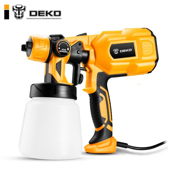 deko dkcx01 spray gun, 550w 220v high power home electric paint sprayer, 3 nozzle easy spraying and clean perfect for beginner
deko dkcx01 spray gun, 550w 220v high power home electric paint sprayer, 3 nozzle easy spraying and clean perfect for beginner
