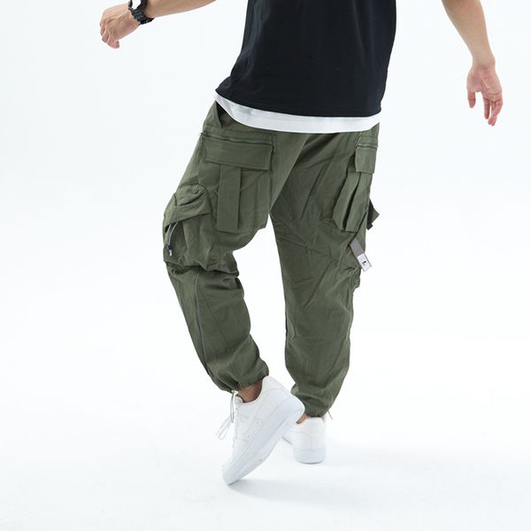 men's functional overalls multi-pocket ankle tied baned long casual trousers elastic waist cargo pants plus large size s-5xl, Black
men's functional overalls multi-pocket ankle tied baned long casual trousers elastic waist cargo pants plus large size s-5xl, Black