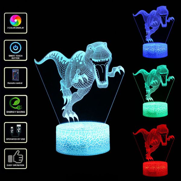 led 3d night light illuminator dinosaur 3d visual lamp optical illusion kids table lighting 7 color changing 3d light fixtures
led 3d night light illuminator dinosaur 3d visual lamp optical illusion kids table lighting 7 color changing 3d light fixtures