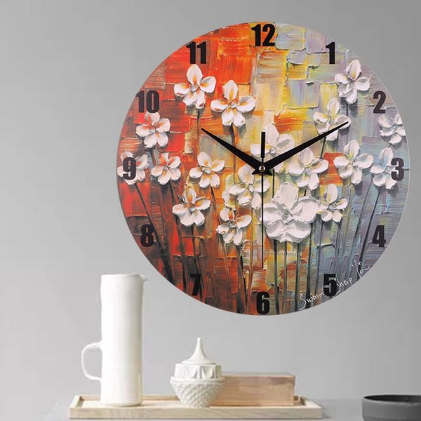 oil painting uv printing clock 3d printing clock circular frameless heat transfer flower wall home decor hot
oil painting uv printing clock 3d printing clock circular frameless heat transfer flower wall home decor hot
