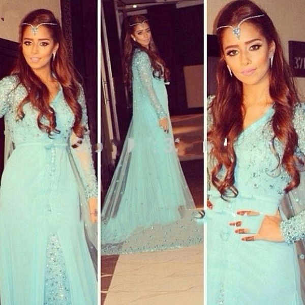 saudi arabia evening dress with beaded lace applique sparkling v neckline long sleeves vestidos a line evening dresses robe de soiree, Black;red
saudi arabia evening dress with beaded lace applique sparkling v neckline long sleeves vestidos a line evening dresses robe de soiree, Black;red