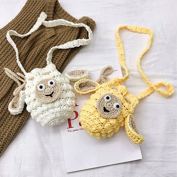 cute sheep hand-woven women's bag handmade crochet knitted women shoulder messenger bags small drawstring women cross body bags
cute sheep hand-woven women's bag handmade crochet knitted women shoulder messenger bags small drawstring women cross body bags