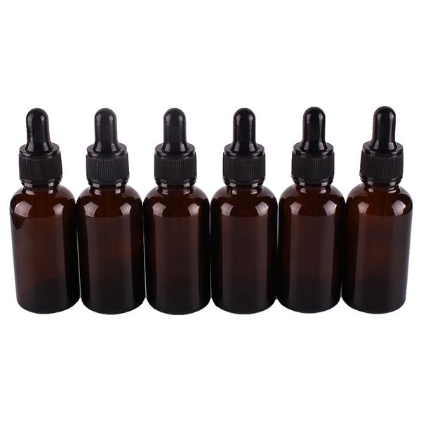 6pcs 30ml amber glass dropper bottles with pipette empty perfumes bottles liquid jars 
6pcs 30ml amber glass dropper bottles with pipette empty perfumes bottles liquid jars