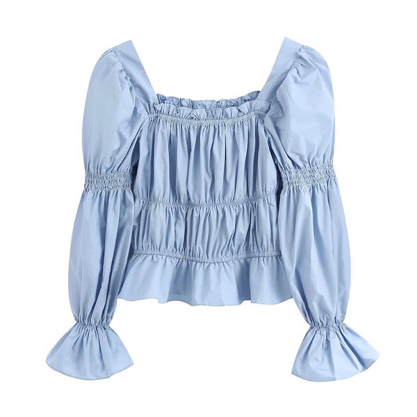 2020 women sweet fashion ruffled pleated blouses vintage square collar flare sleeve shirts casual girls chic, White
2020 women sweet fashion ruffled pleated blouses vintage square collar flare sleeve shirts casual girls chic, White