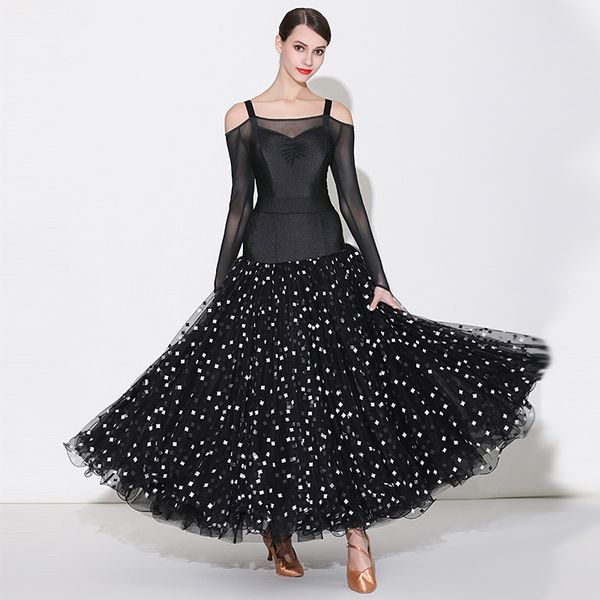 women ballroom dance wear ball dancing dress modern skirt girl waltz tango galop dress fairy uniforms full-skirted s7030, Black;red
women ballroom dance wear ball dancing dress modern skirt girl waltz tango galop dress fairy uniforms full-skirted s7030, Black;red