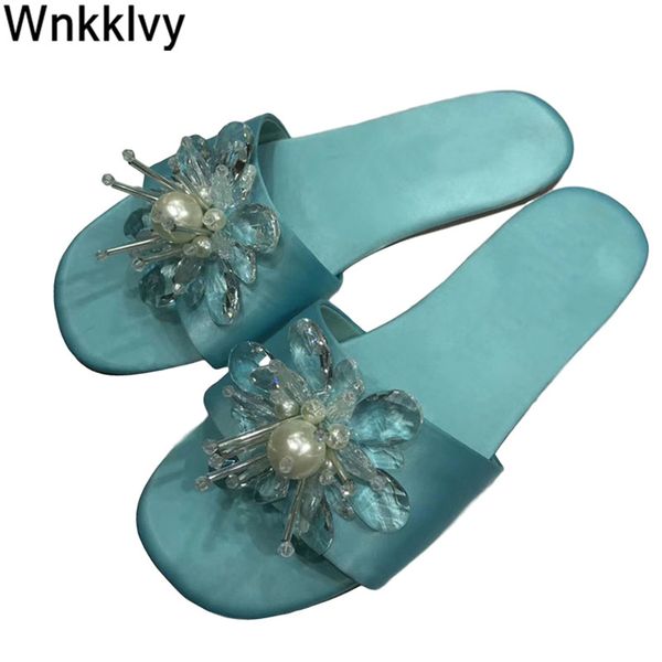 new dress slippers summer shoes woman flipflops crystal flowers lazy mulles flat heel satin silk rhinestone sandals slides, Black
new dress slippers summer shoes woman flipflops crystal flowers lazy mulles flat heel satin silk rhinestone sandals slides, Black