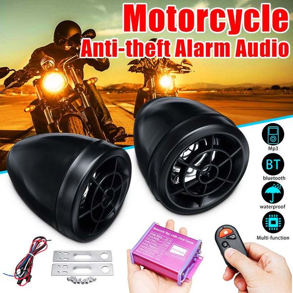 motorcycle bluetooth audio waterproof anti-theft alarm system speaker fm radio mp3 player music with remote control
motorcycle bluetooth audio waterproof anti-theft alarm system speaker fm radio mp3 player music with remote control