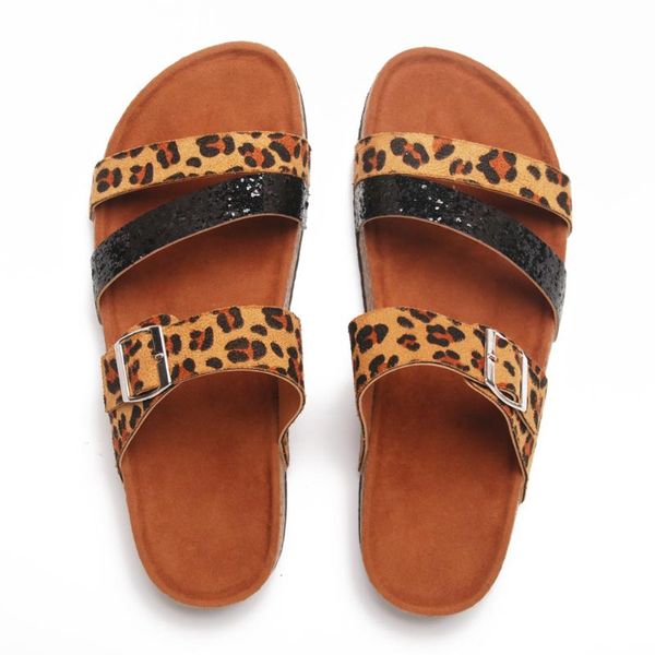 wholesale woman summer beach sandals ladies fashion leopard glitter flat sandals dom1255, Black
wholesale woman summer beach sandals ladies fashion leopard glitter flat sandals dom1255, Black