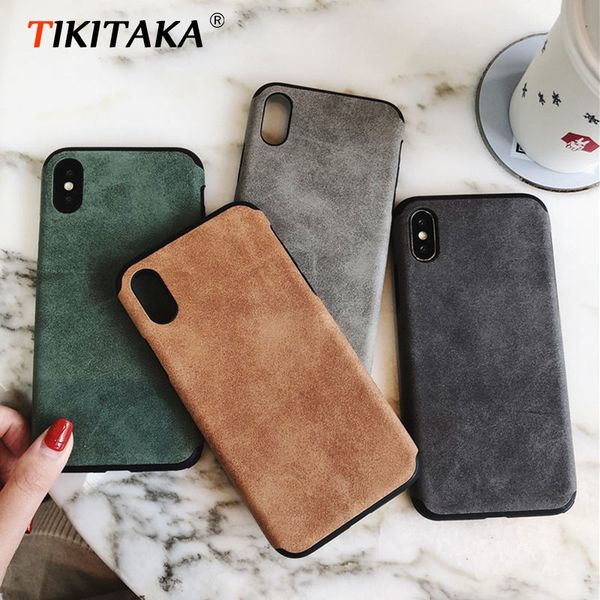 simple suede cloth phone cases for iphone xs max xr xs matte soft silicon case for iphone 7 8 6 6s plus anti-knock cover capa
simple suede cloth phone cases for iphone xs max xr xs matte soft silicon case for iphone 7 8 6 6s plus anti-knock cover capa