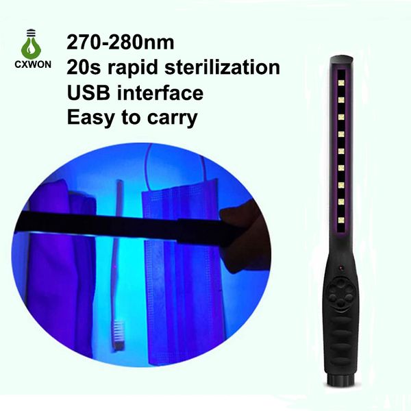 portable handheld uv lamp 270-280nm 20s rapid sterilization uv light wand usb rechargeable disinfection uv light phone sterilizer
portable handheld uv lamp 270-280nm 20s rapid sterilization uv light wand usb rechargeable disinfection uv light phone sterilizer