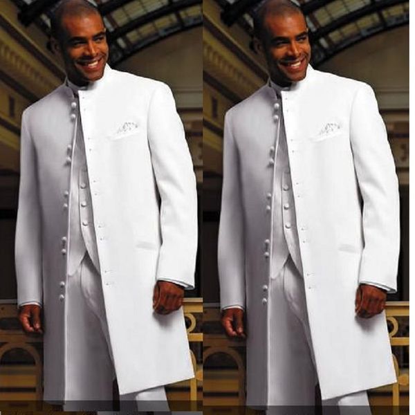 white long coat groom tuxedos groomaman blazer men's wedding dress prom clothing business suits (jacket+pants+vest, White;black
white long coat groom tuxedos groomaman blazer men's wedding dress prom clothing business suits (jacket+pants+vest, White;black