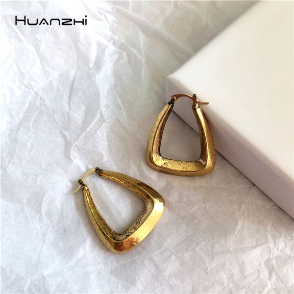 huanzhi 2019 geometric u shape irregular distressed simple gold metal brass big stud earrings for women girl party retro jewelry, Golden;silver
huanzhi 2019 geometric u shape irregular distressed simple gold metal brass big stud earrings for women girl party retro jewelry, Golden;silver