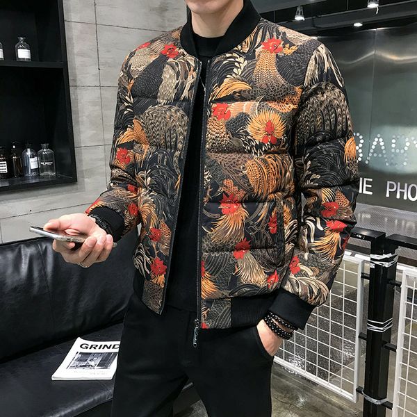 autumn winter stand collar mens down jackets luxury all printing slim fit mens jackets and coats plus size 5xl thick male coats, Black
autumn winter stand collar mens down jackets luxury all printing slim fit mens jackets and coats plus size 5xl thick male coats, Black