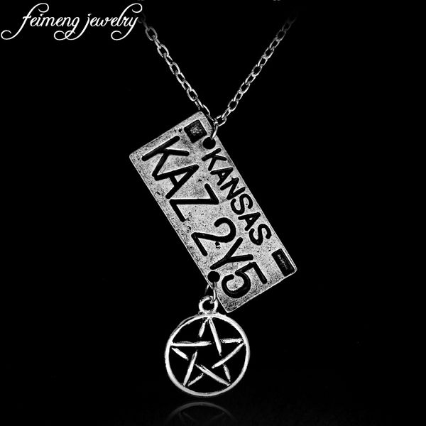 supernatural dean license plate pendant necklace fashion alloy link chain necklaces for men and women movie jewelry accessories, Silver
supernatural dean license plate pendant necklace fashion alloy link chain necklaces for men and women movie jewelry accessories, Silver