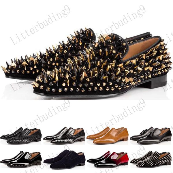 2020 торговая марка red bottoms одуванчика квартиры черные лакированные ботинки платья высокого качества chaussure femme мужская обувь плать, Black
2020 торговая марка red bottoms одуванчика квартиры черные лакированные ботинки платья высокого качества chaussure femme мужская обувь плать, Black