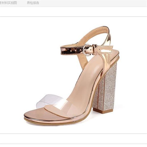 crystal sandals woman 10cm chunky heels size 35-42 high heel sandals women shoes summer 2019 block heel shoes sandalias planas, Black
crystal sandals woman 10cm chunky heels size 35-42 high heel sandals women shoes summer 2019 block heel shoes sandalias planas, Black