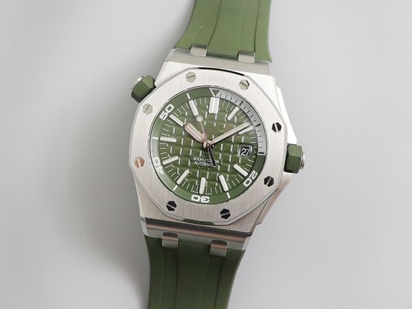 jf new 15710st military green series senior men watch 42mm 3120 automatic movement luxury mens watches designer watches, Slivery;brown
jf new 15710st military green series senior men watch 42mm 3120 automatic movement luxury mens watches designer watches, Slivery;brown