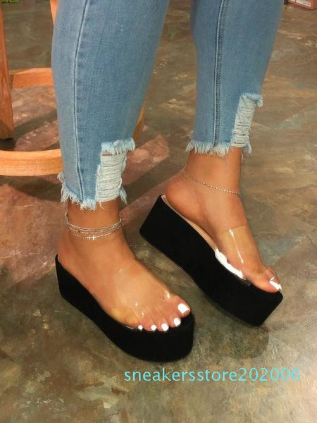 2020 spring explosion star sky pvc thick slippers comfortable wild color sandals wholesale s6, Black
2020 spring explosion star sky pvc thick slippers comfortable wild color sandals wholesale s6, Black