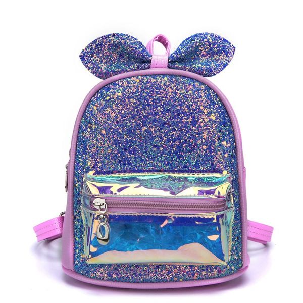 women girls shiny sequins mini backpack ears hologram shoulder bag x5xa
women girls shiny sequins mini backpack ears hologram shoulder bag x5xa