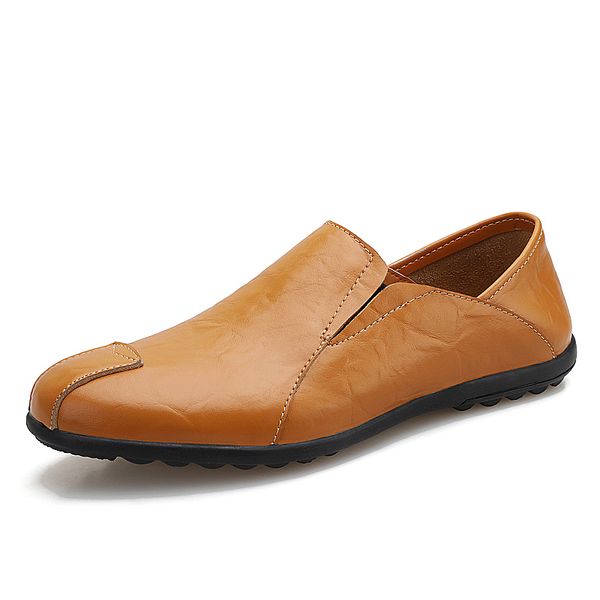 men shoes casual summer men loafers split leather moccasins comfy breathable slip on boat shoes, Black
men shoes casual summer men loafers split leather moccasins comfy breathable slip on boat shoes, Black