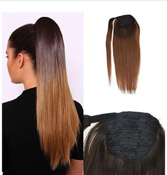 straight ponytail hair extension clip in 10a grade human hair ombre brown #4 faiding to brown #30 wrap ponytail hairpiece 10-22inch, Black
straight ponytail hair extension clip in 10a grade human hair ombre brown #4 faiding to brown #30 wrap ponytail hairpiece 10-22inch, Black