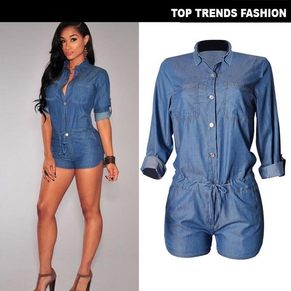 2019 woman summer playsuits shorts short casual jumpsuits jeans coverall women blue denim overalls shirt rompers
2019 woman summer playsuits shorts short casual jumpsuits jeans coverall women blue denim overalls shirt rompers