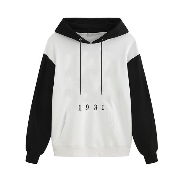 couple hoodies 1931 mens brand sweatshirts contrast with cap youth letter printing clothes designer women casual, Black
couple hoodies 1931 mens brand sweatshirts contrast with cap youth letter printing clothes designer women casual, Black
