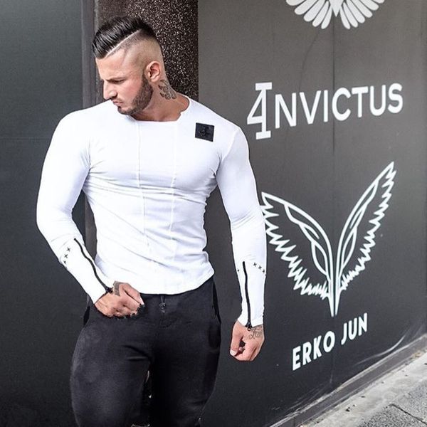 Brand Men Fashion T Shirt 2017 Spring Summer Slim Shirts Male Tops Leisure Bodybuilding Long Sleeve Personality Tees Clothing
Brand Men Fashion T Shirt 2017 Spring Summer Slim Shirts Male Tops Leisure Bodybuilding Long Sleeve Personality Tees Clothing