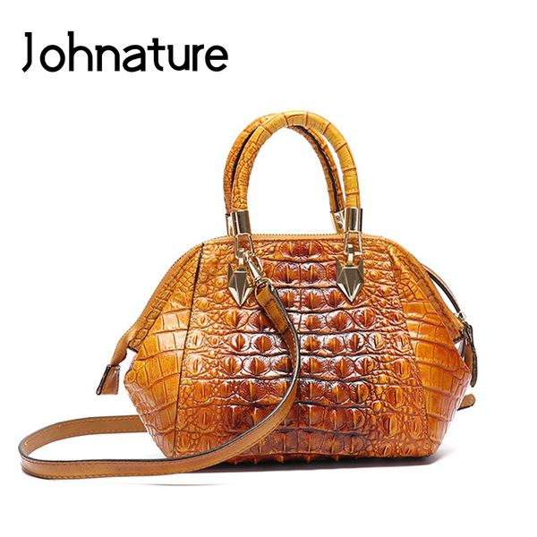 johnature genuine leather bag hand painted alligator embossing women handbag 2020 new retro cowhide shoulder messenger bag
johnature genuine leather bag hand painted alligator embossing women handbag 2020 new retro cowhide shoulder messenger bag