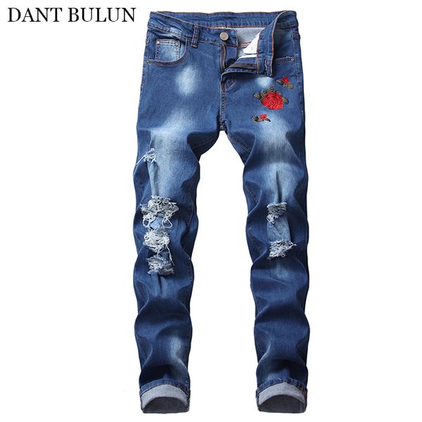 fashion men's jeans straight slim fit printed patchwork jeans ripped distressed stretch denim pants rose pattern black blue jean
fashion men's jeans straight slim fit printed patchwork jeans ripped distressed stretch denim pants rose pattern black blue jean
