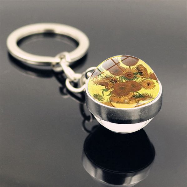 double-sided glass ball charm pendant key chain key ring van gogh star pattern time gem metal keychain creative couple jewelry gifts, Slivery;golden
double-sided glass ball charm pendant key chain key ring van gogh star pattern time gem metal keychain creative couple jewelry gifts, Slivery;golden