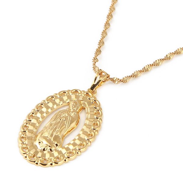 virgin mary pendant chain necklace women gold necklace simple valentines day gift, Silver
virgin mary pendant chain necklace women gold necklace simple valentines day gift, Silver