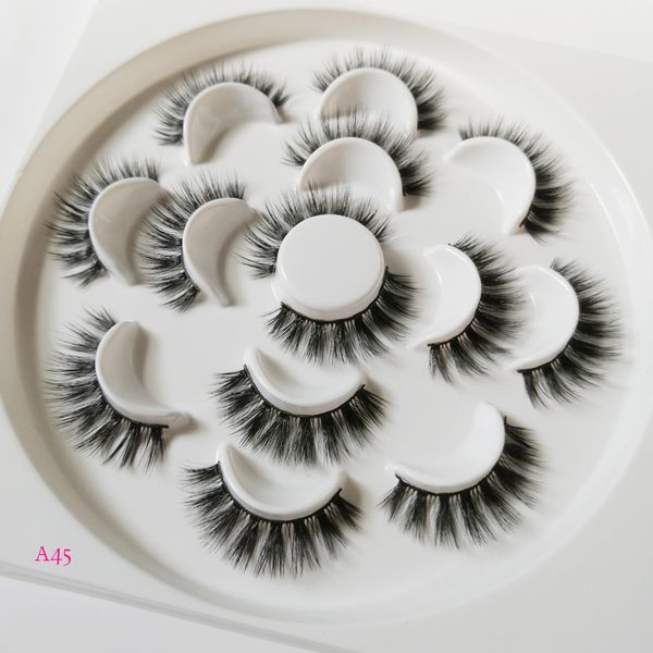 7 pairs 3d mink eyelashes natural false eyelashes long eyelash extension faux fake eye lashes makeup tool
7 pairs 3d mink eyelashes natural false eyelashes long eyelash extension faux fake eye lashes makeup tool