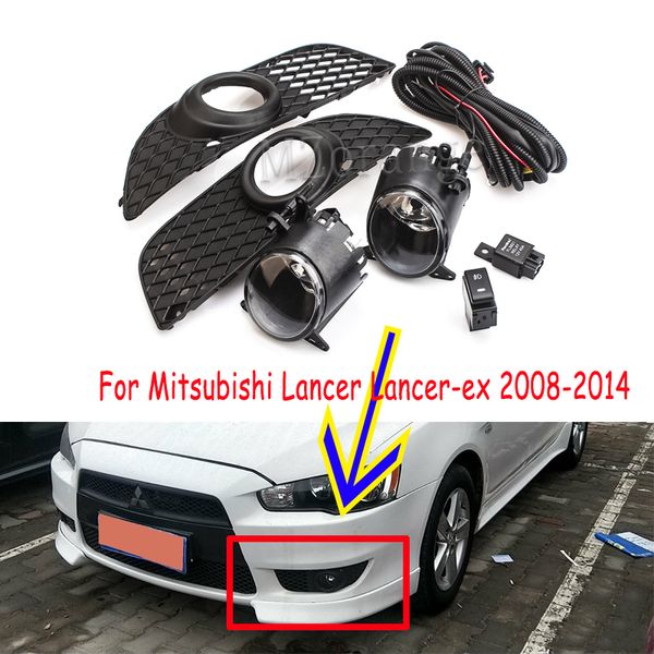 2pcs fog lights h11 front fog lamps with wires grille covers for mitsubishi lancer lancer-ex 2008 2009 2010 2011 2012 2013 drl
2pcs fog lights h11 front fog lamps with wires grille covers for mitsubishi lancer lancer-ex 2008 2009 2010 2011 2012 2013 drl