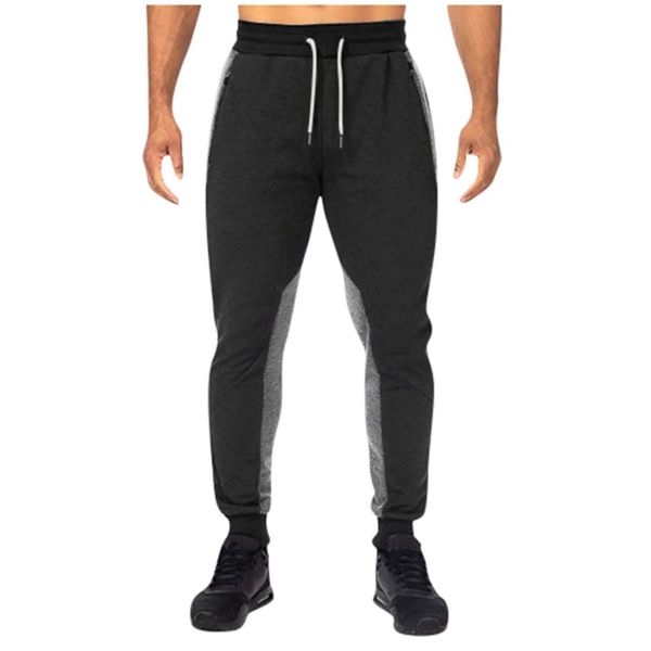 men's pants with straps casual loose letter patchwork drawstring elastic waist long trousers tracksuit for men, Black
men's pants with straps casual loose letter patchwork drawstring elastic waist long trousers tracksuit for men, Black
