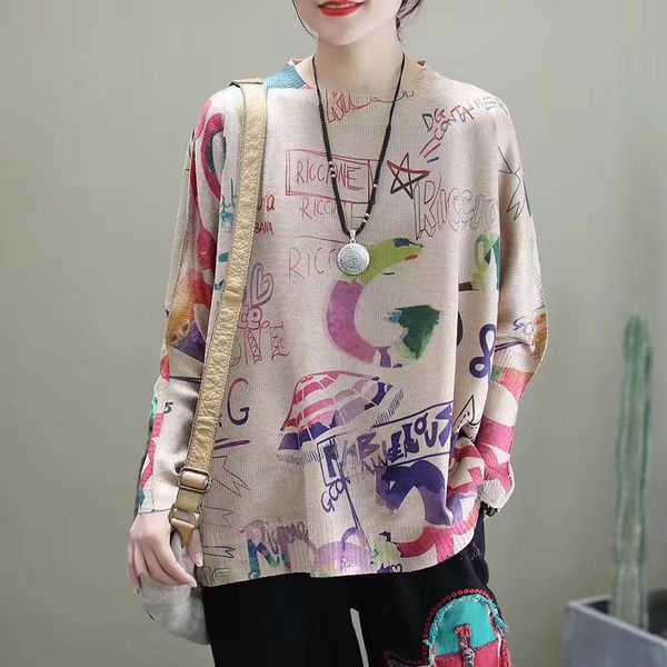 korean cattoon knitted cotton and linen sweater women loose women's print clothes 2020 plus size casual female pullovers, White;black
korean cattoon knitted cotton and linen sweater women loose women's print clothes 2020 plus size casual female pullovers, White;black