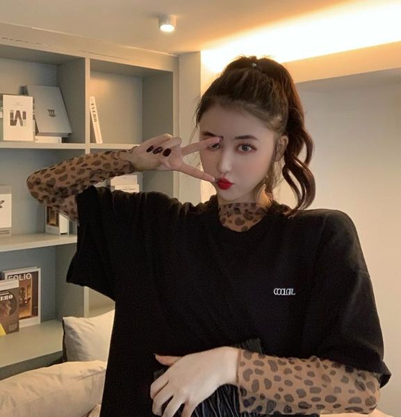 leopord pattern lace base shirt women's autumn and winter fashion shirt gauze 2019 new style western style underwear long-s, White
leopord pattern lace base shirt women's autumn and winter fashion shirt gauze 2019 new style western style underwear long-s, White