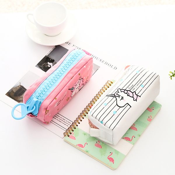 kawaii unicorn большой молнии пенал творческого милый мешок холст pen хранение сумка для девушки ниццы мультфильм управления школьных принад
kawaii unicorn большой молнии пенал творческого милый мешок холст pen хранение сумка для девушки ниццы мультфильм управления школьных принад