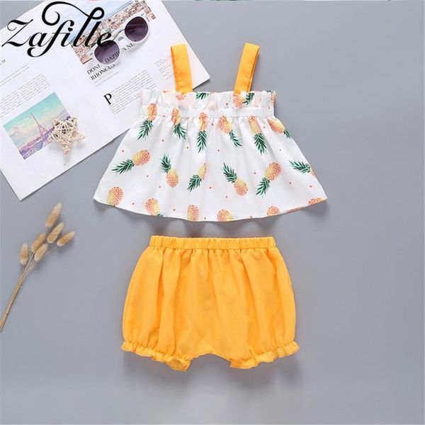 zafille new girls clothing summer toddler pineapple printed infant outfits sets sleeveless baby girls clothes 2pcs kids clothes, White
zafille new girls clothing summer toddler pineapple printed infant outfits sets sleeveless baby girls clothes 2pcs kids clothes, White