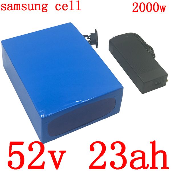 52v lithium battery use samsung cell 52v 23ah electric bike battery 52v electric scooter battery for 48v 1000w 1500w 2000w ebike
52v lithium battery use samsung cell 52v 23ah electric bike battery 52v electric scooter battery for 48v 1000w 1500w 2000w ebike