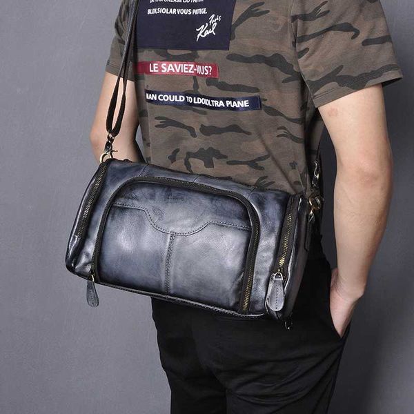 fashion blue original leather male casual messenger bag satchel design cross-body shoulder bag school book college men b258
fashion blue original leather male casual messenger bag satchel design cross-body shoulder bag school book college men b258