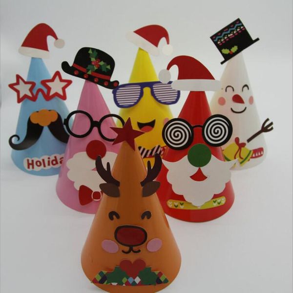 2017 new christmas diy handmade paper hat caps party hats children christmas party favor decoration supplies
2017 new christmas diy handmade paper hat caps party hats children christmas party favor decoration supplies