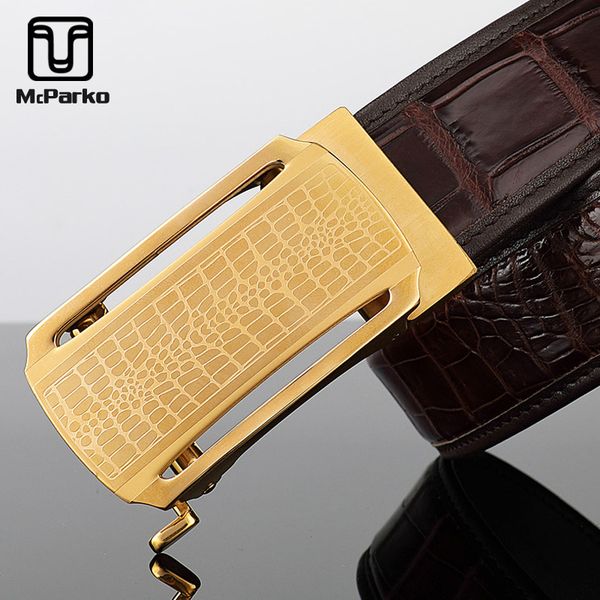 mcparko luxury alligator belt automatic men belt genuine leather crocodile skin waist elegant gift for male quality, Black;brown
mcparko luxury alligator belt automatic men belt genuine leather crocodile skin waist elegant gift for male quality, Black;brown