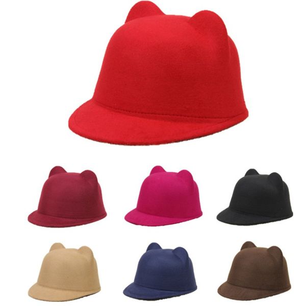 7 color new fashion autumn and winter women's woolencap hat cashmere duck tongue cap cute cat ears equestrian fisherman hat, Blue;gray
7 color new fashion autumn and winter women's woolencap hat cashmere duck tongue cap cute cat ears equestrian fisherman hat, Blue;gray