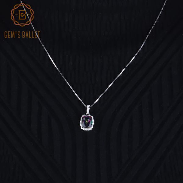 gem's ballet 925 sterling silver pendant natural rainbow mystic quartz gemstone necklace for women wedding 3.66ct fine jewelry
gem's ballet 925 sterling silver pendant natural rainbow mystic quartz gemstone necklace for women wedding 3.66ct fine jewelry