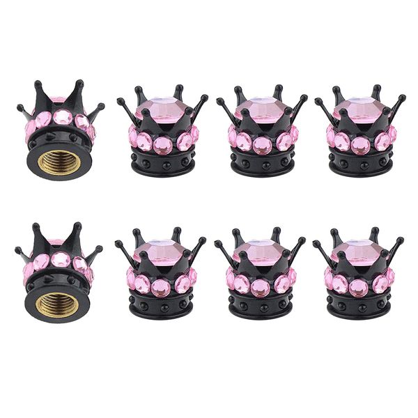 8 piece crown bling tire decor princess rhinestone tire air valve stem caps, crystal crown car decoration for auto tire/wheel
8 piece crown bling tire decor princess rhinestone tire air valve stem caps, crystal crown car decoration for auto tire/wheel